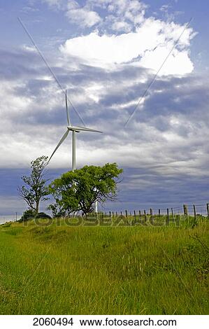 Wind Turbine In Country Setting, Tiverton, Bruce Peninsula, Ontario View Large Photo Image Picture - Wind Turbine In Country Setting, Tiverton, Bruce Peninsula, Ontario. Fotosearch