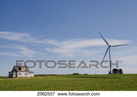 Wind Turbines, Near East Point, Prince Edward Island View Large Photo Image Stock Photo - Wind Turbines, Near East Point, Prince Edward Island. Fotosearch