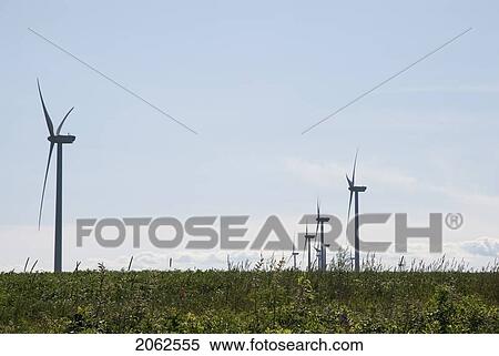 Wind Turbines, Near East Point, Prince Edward Island View Large Photo Image Stock Photography - Wind Turbines, Near East Point, Prince Edward Island. Fotosearch