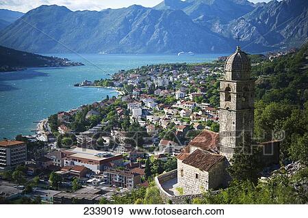 Bay of Kotor; Monte View Large Photo Image Stock Photo - Bay of Kotor; Monte. Fotosearch