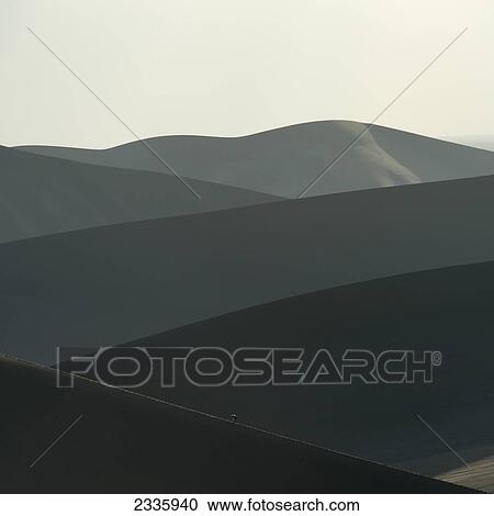 Desert landscape with slopes of sand View Large Photo Image Stock Image - Desert landscape with slopes of sand. Fotosearch