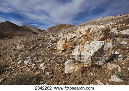 Stock Image - Granite rocks in the desert; Klein-Aus Vista, Namibia. Fotosearch