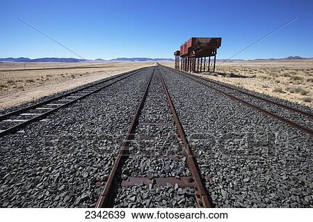 Stock Photo - Old train station; Garub, Namibia. Fotosearch