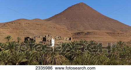 Peak of a hill against a blue sky and palm trees in the foreground View Large Photo Image Stock Photograph - Peak of a hill against a blue sky and palm trees in the foreground. Fotosearch