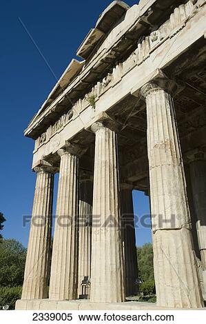 Stock Photography - Temple of Hephaestus in ancient agora of Athens; Athens, Greece. Fotosearch