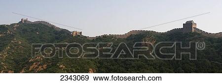 The Great Wall of China; Beijing, China View Large Photo Image Stock Photo - The Great Wall of China; Beijing, China. Fotosearch