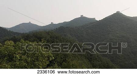 Stock Photograph - The Great Wall of China; Beijing, China. Fotosearch