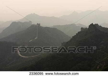 The Great Wall of China; Beijing, China View Large Photo Image Stock Photography - The Great Wall of China; Beijing, China. Fotosearch