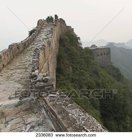 The Great Wall of China; China View Large Photo Image Stock Image - The Great Wall of China; China. Fotosearch