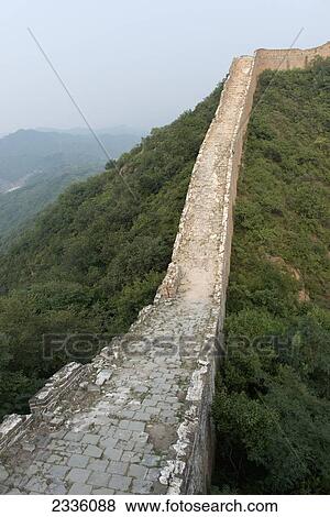 The Great Wall of China; China View Large Photo Image Stock Photo - The Great Wall of China; China. Fotosearch