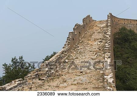 The Great Wall of China; China View Large Photo Image Stock Photo - The Great Wall of China; China. Fotosearch