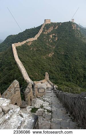 Stock Photograph - The Great Wall of China; China. Fotosearch