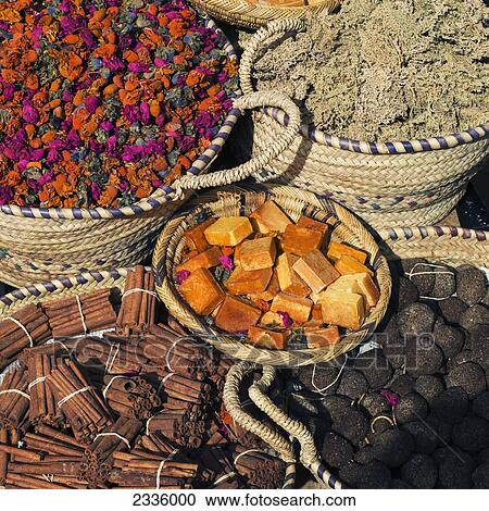 Variety of spices in baskets View Large Photo Image Stock Image - Variety of spices in baskets. Fotosearch