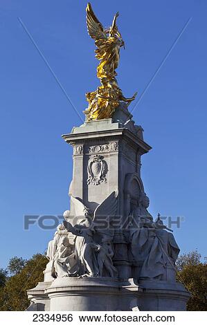 Victoria Memorial; London, England View Large Photo Image Stock Photograph - Victoria Memorial; London, England. Fotosearch