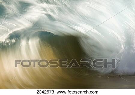 Wave blur; Oahu, Hawaii, United States of America View Large Photo Image Stock Image - Wave blur; Oahu, Hawaii, United States of America. Fotosearch