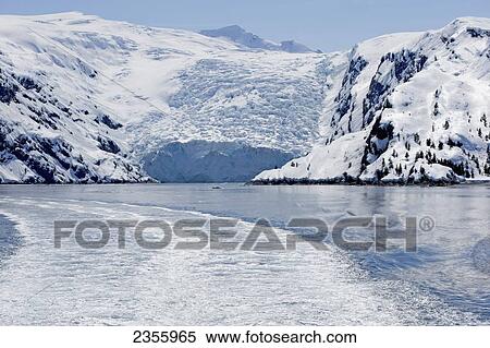 A Glacier On A Spring Day Cruise; Whittier, Alaska, United States Of America View Large Photo Image Stock Photography - A Glacier On A Spring Day Cruise; Whittier, Alaska, United States Of America. Fotosearch