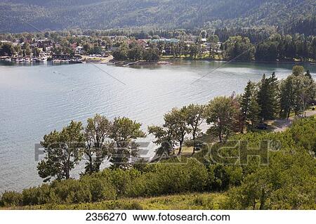 A Lake In Waterton Lakes National Park; Alberta, Canada View Large Photo Image Stock Image - A Lake In Waterton Lakes National Park; Alberta, Canada. Fotosearch