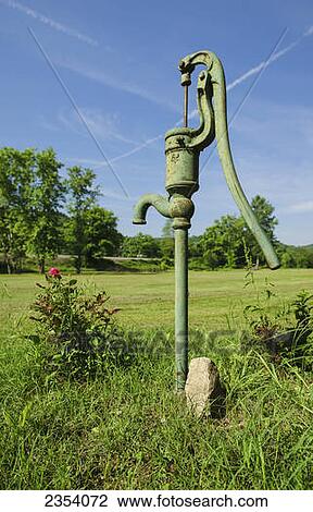An Old Pump On A Well; Ohio, United States Of America View Large Photo Image Stock Image - An Old Pump On A Well; Ohio, United States Of America. Fotosearch