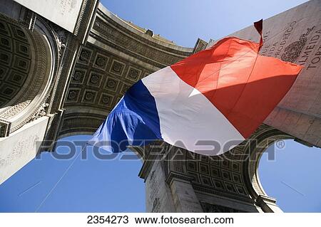 Stock Image - Arc De Triomphe De L'etoile, Place Charles De Gaulle; Paris, France. Fotosearch