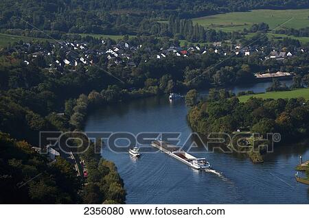 Boats In The River Near Bernkastel-Kues, A Wine Region In Mosel Valley; Rhineland-Palatinate, Germany View Large Photo Image Stock Image - Boats In The River Near Bernkastel-Kues, A Wine Region In Mosel Valley; Rhineland-Palatinate, Germany. Fotosearch