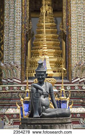 Buddhist Statue In The Grand Palace; Bankok, Thailand View Large Photo Image Stock Photo - Buddhist Statue In The Grand Palace; Bankok, Thailand. Fotosearch