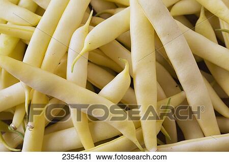 Stock Image - Close Up Of A Pile Of White Beans; Calgary, Alberta, Canada. Fotosearch