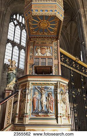 Colourful Podium In Canterbury Cathedral; Canterbury, Kent, England View Large Photo Image Stock Image - Colourful Podium In Canterbury Cathedral; Canterbury, Kent, England. Fotosearch