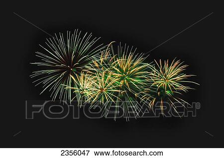 Stock Photo - Fireworks Display; London, England. Fotosearch