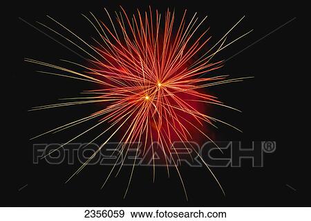 Stock Photo - Fireworks Display; London, England. Fotosearch
