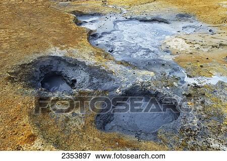Stock Photo - Geothermal Area; Krysuvik-Seltun, Reykjanes, Iceland. Fotosearch