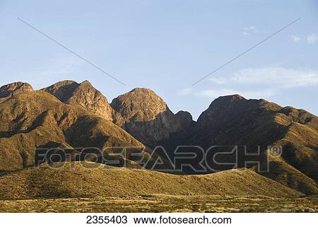 Stock Image - Hills In The Pre-Cordillera Of The Andes At Sunrise; Mendoza, Argentina. Fotosearch
