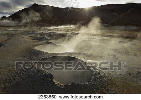 Hverir Solfatare Field; Namafjall, Myvatn, Iceland View Large Photo Image Stock Image - Hverir Solfatare Field; Namafjall, Myvatn, Iceland. Fotosearch