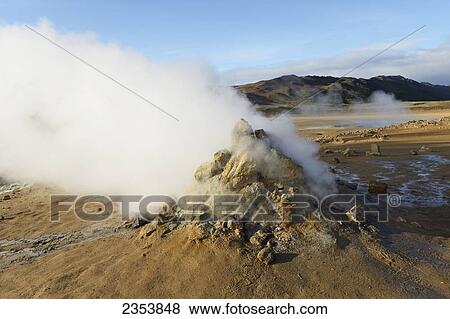 Hverir Solfatare Field; Namafjall, Myvatn, Iceland View Large Photo Image Stock Photo - Hverir Solfatare Field; Namafjall, Myvatn, Iceland. Fotosearch