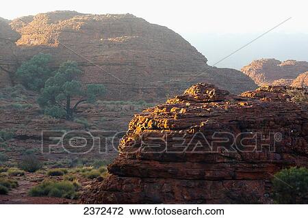Stock Image - Kings Canyon; Northern Territory, Australia. Fotosearch