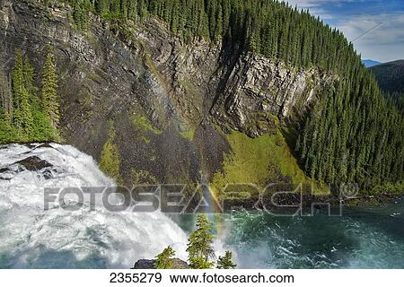 Kinuseo Falls, Monkman Provincial Park; British Columbia, Canada View Large Photo Image Stock Photo - Kinuseo Falls, Monkman Provincial Park; British Columbia, Canada. Fotosearch