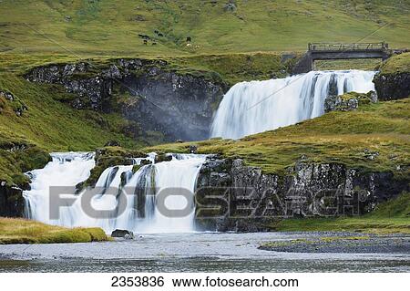 Kirkjufellsfoss Waterfall; Grundarfjordur, Snaefellsnes, Iceland View Large Photo Image Stock Photograph - Kirkjufellsfoss Waterfall; Grundarfjordur, Snaefellsnes, Iceland. Fotosearch