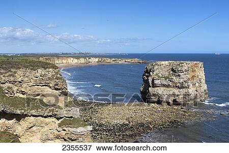 Marsden Bay; South Shields, Tyne And Wear, England View Large Photo Image Stock Photo - Marsden Bay; South Shields, Tyne And Wear, England. Fotosearch
