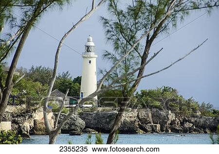 Negril Lighthouse; Negril, Jamaica View Large Photo Image Stock Photography - Negril Lighthouse; Negril, Jamaica. Fotosearch