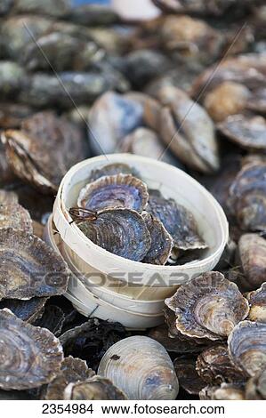 Oysters For Sale At Borough Market; London, England View Large Photo Image Picture - Oysters For Sale At Borough Market; London, England. Fotosearch