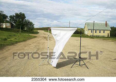 Portable Photo Studio On A Street In A Small Town; Saskatchewan, Canada View Large Photo Image Picture - Portable Photo Studio On A Street In A Small Town; Saskatchewan, Canada. Fotosearch