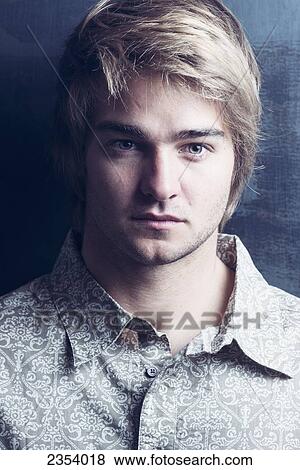Stock Photo - Portrait Of A Young Man; Tarifa, Cadiz, Andalusia, Spain. Fotosearch