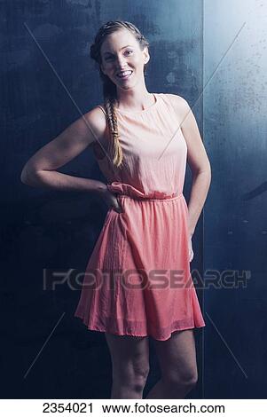 Portrait Of A Young Woman; Tarifa, Cadiz, Andalusia, Spain View Large Photo Image Stock Image - Portrait Of A Young Woman; Tarifa, Cadiz, Andalusia, Spain. Fotosearch