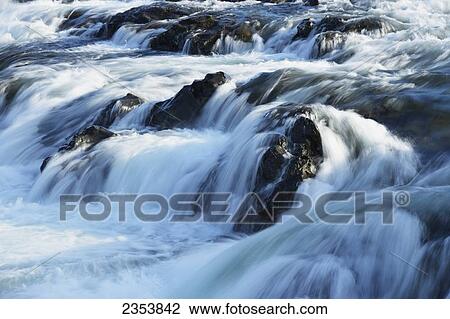 Stock Image - River Hitara; Snaefellsnes, West Iceland, Iceland. Fotosearch