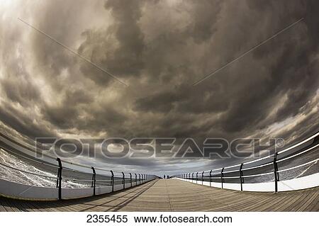 Stock Photography - Saltburn Pier; Saltburn, England. Fotosearch