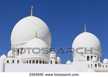 Sheikh Zayed Grand Mosque; Abu Dhabi, United Arab Emirates View Large Photo Image Stock Photo - Sheikh Zayed Grand Mosque; Abu Dhabi, United Arab Emirates. Fotosearch