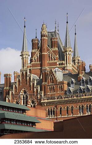 Picture - St. Pancras Railway Station; London, England. Fotosearch