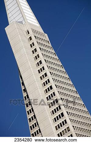 Transamerica Pyramid Pointed Building In Downtown; San Francisco, California, United States Of America View Large Photo Image Stock Image - Transamerica Pyramid Pointed Building In Downtown; San Francisco, California, United States Of America. Fotosearch