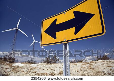 Wind Turbines And Road Sign; Palm Springs, California, United States Of America View Large Photo Image Stock Photograph - Wind Turbines And Road Sign; Palm Springs, California, United States Of America. Fotosearch
