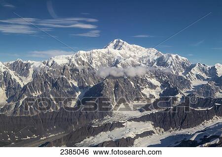 Aerial view of the south face of Mt. McKinley, Denali National Park; Alaska, United States of America View Large Photo Image Stock Photograph - Aerial view of the south face of Mt. McKinley, Denali National Park; Alaska, United States of America. Fotosearch