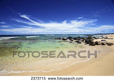 Aliumanu Beach; Kauai, Hawaii, United States of America View Large Photo Image Stock Photography - Aliumanu Beach; Kauai, Hawaii, United States of America. Fotosearch
